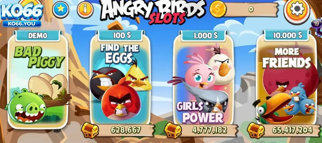 Điểm Nổi Bật Nổ Hũ Angry Birds Ko66